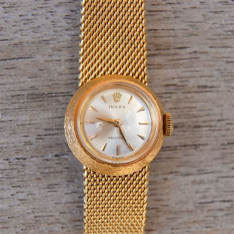 rolex woman golden vintage watch|women's vintage gold rolex watches.